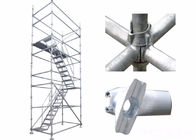 Q235 Cuplock Scaffolding System High Loading Capacity For Round Building Construction