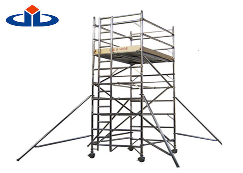 0.3 KN Aluminium Scaffolding Frame System Mobile Light Platform Scaffold Tower