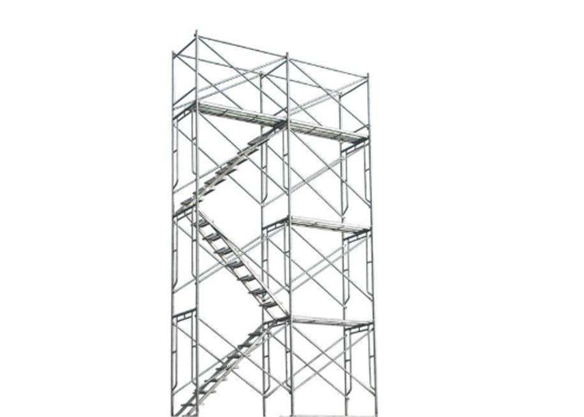 Q235 Steel Scaffolding Frame System High Strength Stair Tower Scaffolding