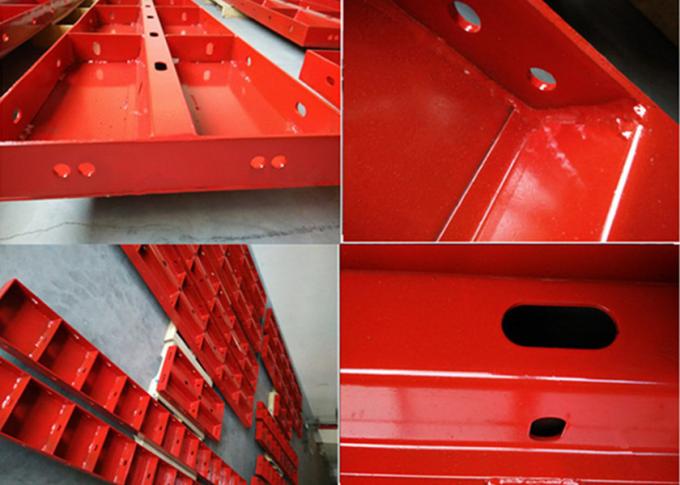 Painted Concrete Slab Formwork Systems Circular Column Formwork High Turnover Frequency