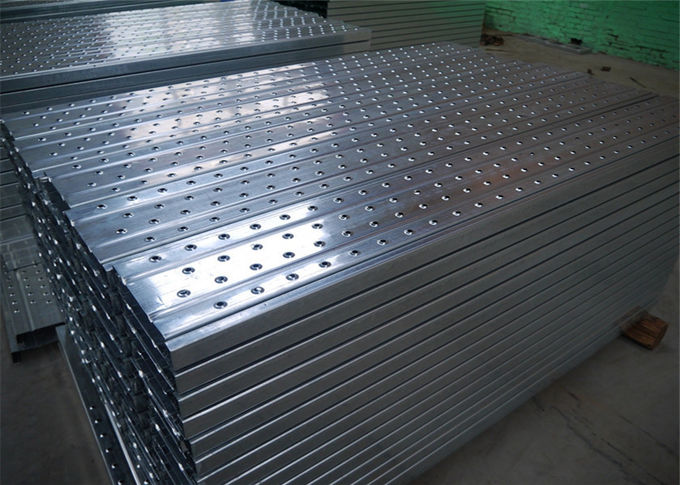 Durable Aluminium Builders Planks Walk Planks Scaffolding 730 - 3070 Mm Length