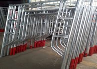 Painted Scaffolding Frame System H Frame Scaffolding Parts TUV Certification