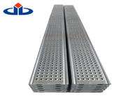 Durable Silver Steel Scaffold Planks 730 - 3070 Mm Length 6 Years Life Span
