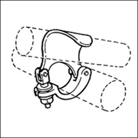 Silver Scaffolding Clamps And Fittings Scaffold Tube Clamps For Structure Buliding