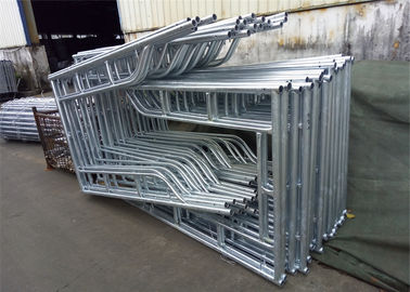 Galvanized Steel H Frame Scaffolding System Scaffolding Ladder Frame Fast Erection