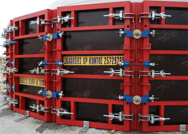 Painted Concrete Slab Formwork Systems Circular Column Formwork High Turnover Frequency