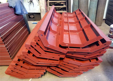 Painted Concrete Slab Formwork Systems Circular Column Formwork High Turnover Frequency