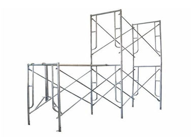 High Strength Walk Through Scaffold Frames Painted Steel Frame Scaffolding