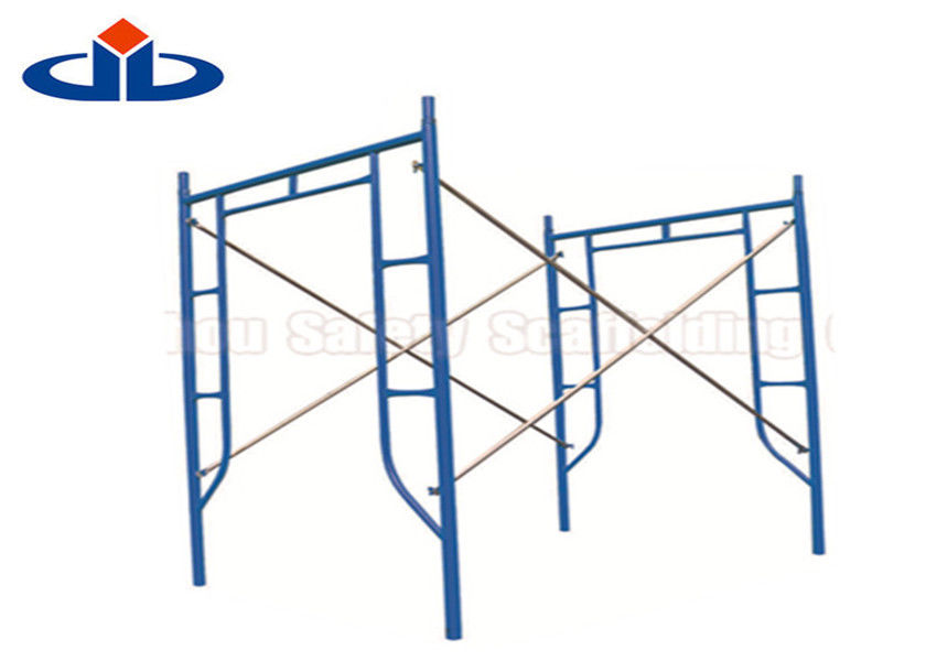 Pre - Galvanized Scaffolding Frame System Scaffolding Walk Through Ladder