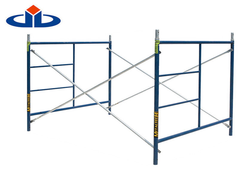 Outdoor Mason Frame Scaffolding Galvanized Construction Ladder Long Life Time