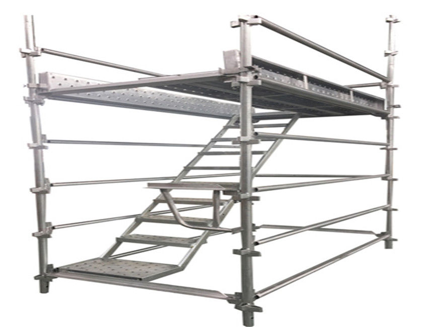 Durable Steel Tubular K Stage Scaffolding Automatic Welding Fleetly Erection Speed