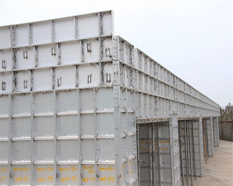 Reuse 80times Construction and hollow building plastic formwork wall panel system