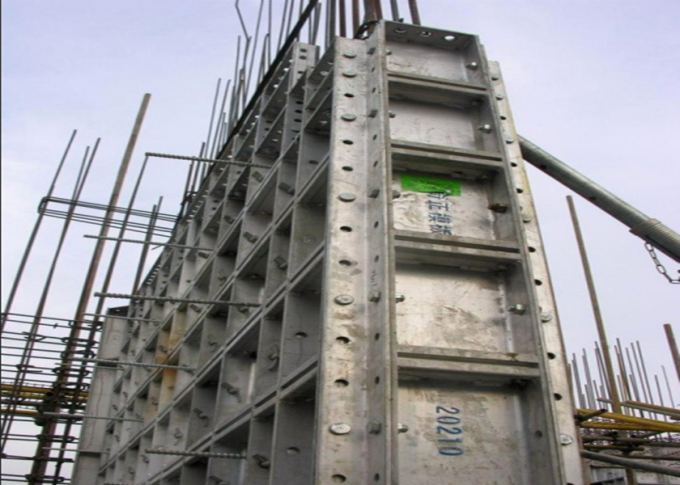 Aluminum Construction Formwork System Scaffolding Concrete Formwork 4mm Thickness