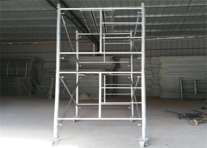 Outdoor Mason Frame Scaffolding Galvanized Construction Ladder Long Life Time